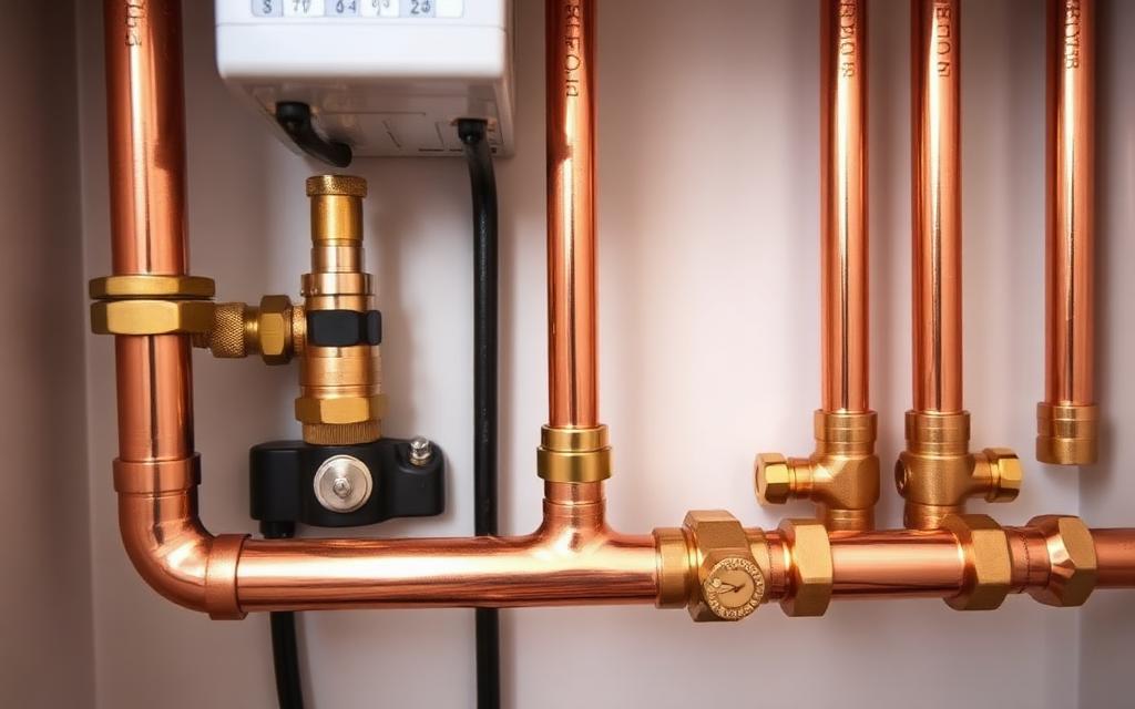 Copper pipe replacement in Hackney